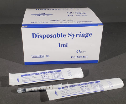 1ml Leur Lock Syringe - Box of 100